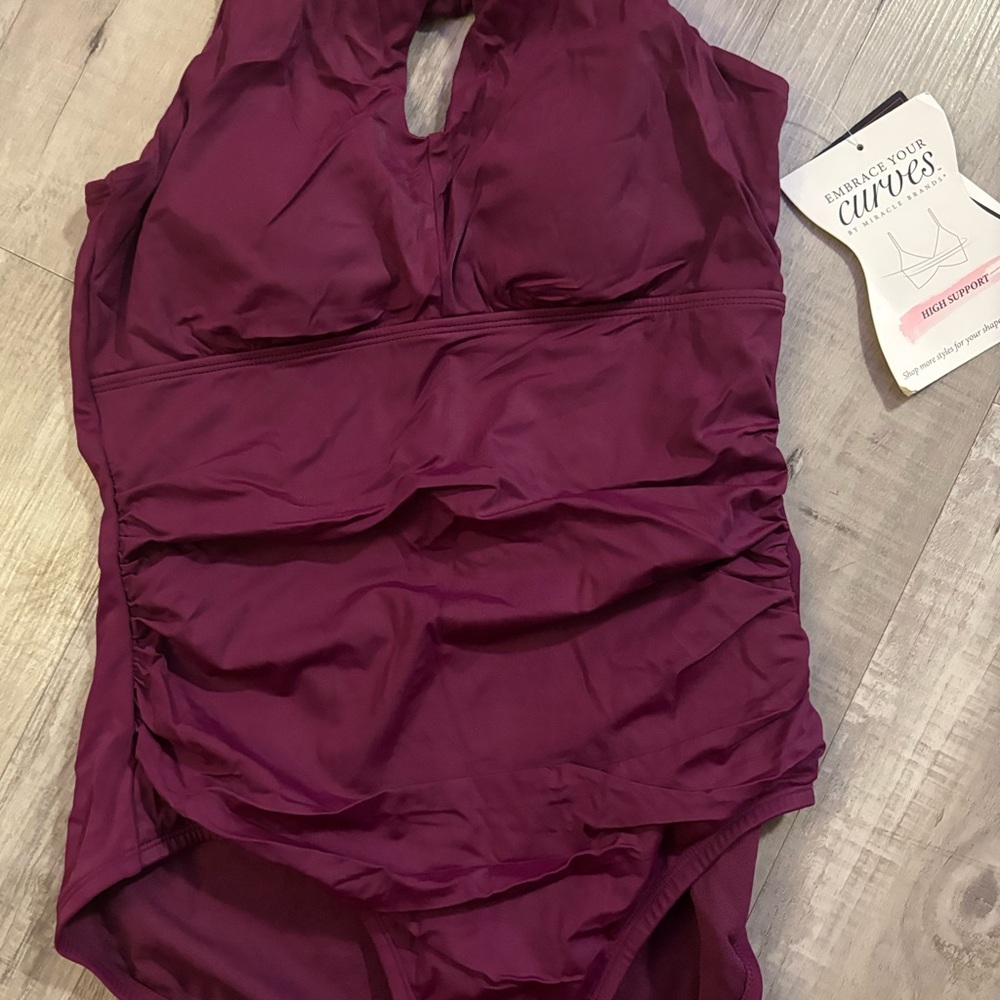 Women's Purple One Piece Swimsuit